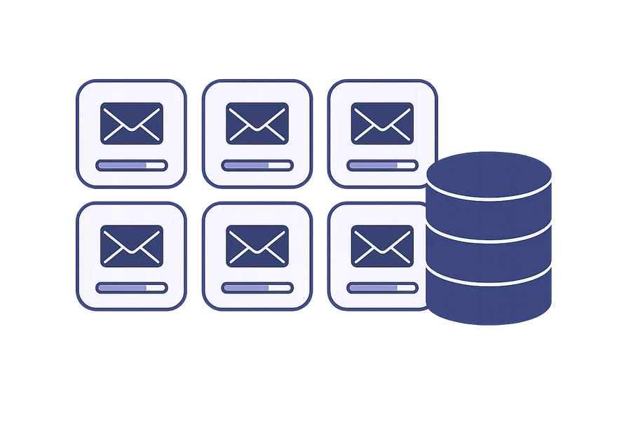 Kurumsal hosting yüksek e-posta kotaları - hesap başına 1 GB